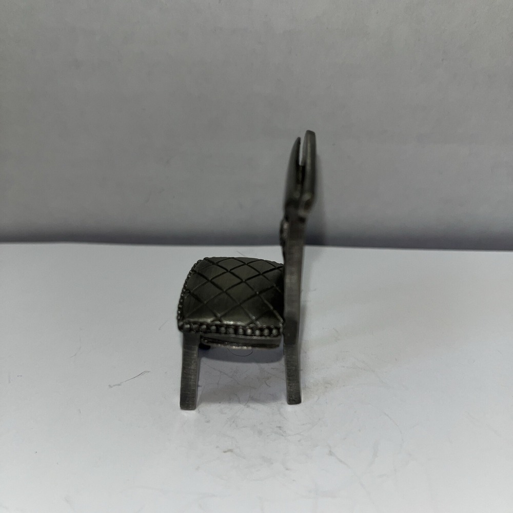 Vintage Miniature Dollhouse Chair Metal